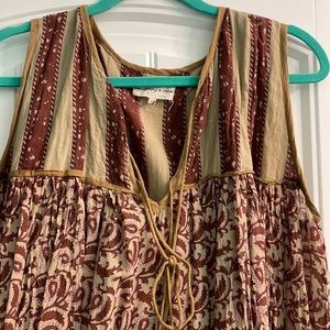 EUC Daughters of India Ahana Dress in Walnut L-XL